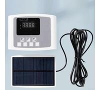 Système d'arrosage automatique à énergie solaire avec double pompe et alertes vocales, kit d'irrigation intelligent pour balcon, jardin, bureau, plantes
