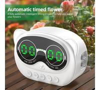 Système d'arrosage automatique intelligent, arrosage pour 10 plantes en pot, débit de 1000 ml, kit d'arrosage goutte à goutte DIY étanche avec affichage LED, minuterie programmable