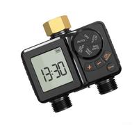 Système d'arrosage automatique intelligent avec minuterie d'irrigation double zone, chargement USB, capacité de 2200 mAh, étanchéité IPX6 pour jardin intérieur ou extérieur, fleurs et légumes