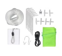 Système d'arrosage Automatique Minuterie d'eau programmable numérique Pompe à Eau intégrée à Faible Bruit Kit d'irrigation Goutte à Goutte Longue durée de Vie de la Batterie pour