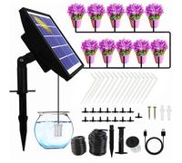 Système d'arrosage automatique solaire IP67 Kit d'irrigation anti-goutte résistant à l'eau avec anti-siphonage