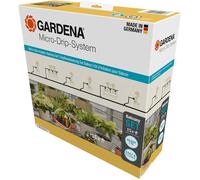 Système d'arrosage goutte à goutte pour balcon - Ensemble pour 15 plantes - Prêt à l'emploi - Économie d'eau