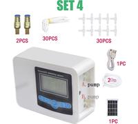 Système d'arrosage solaire automatique, programmateur d'arrosage intelligent, lot de 4