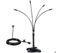 Système de brumisation Portable de 26ft Médepre Debout pour Le Patio extérieur, Hauteur réglable Mister-Eau Flexibles