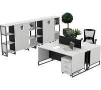 Système de bureau Commodes Armoire de bureau Poste de travail Ensemble pour bureau