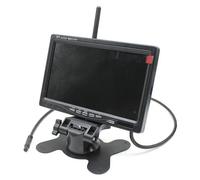 Système de caméra de recul sans fil - Kit moniteur 4 canaux - Écran 18 cm - 4 caméras - Format 16:9 - Vision nocturne - Pour camions/remorques/bus/camping-cars