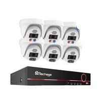 Système de caméra de sécurité POE, résolution 4K, reconnaissance faciale
