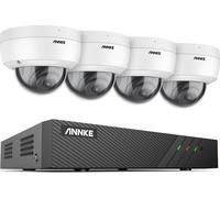 Système de caméra de sécurité, résolution 5MP, entrée vidéo 8 canaux, mémoire MicroSD, 8CH NVR 4Pcs caméra-a, Aucun