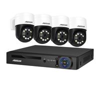 Système de caméra de sécurité, Résolution 8MP, Technologie de reconnaissance faciale, Aucun, Caméra 4CH NVR 4 AI