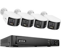 Système de caméra de sécurité, vue panoramique à 180°, imagerie haute qualité 8 MP, kits 6 MP 51FS 4 pièces, aucun, kits 6 MP 51FS 4 pièces, aucun