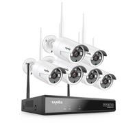 Système de caméra de surveillance sans fil - Caméra de sécurité Wi-Fi - Ensemble de caméras de vidéosurveillance (CCTV) - Système de vidéosurveillance