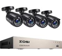 Système de caméras de surveillance, 8 canaux, 1080P, 8Ch DVR X 4 caméras, aucune