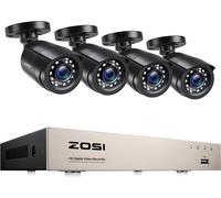 Système de caméras de surveillance, 8 canaux, 1080P, enregistreur numérique 8 canaux x 4 caméras, sans b