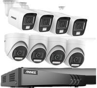 Système de caméras de surveillance, résolution 5MP, design résistant aux intempéries, 8CH DVR 8kits, Aucun