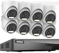 Système de caméras de surveillance, résolution 5MP, design résistant aux intempéries, 8CH DVR 8kits, Aucun