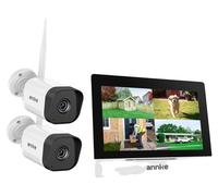Système de caméras NVR sans fil, résolution 3 MP, moniteur 7 pouces, connectivité Wi-Fi, vision nocturne 30 m, audio bidirectionnel