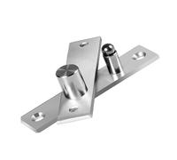 Système De Charnière À Pivot Invisible 200 Lbs Bois | Quincaillerie dissimulée, pivot de porte, construction en acier, charnière robuste(Silver Type I)