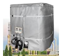 Système De Chauffage Intelligent Pour Fût IBC - Couverture Isotherme 4000W Avec Régulateur Programmable 0-120°C Et Minuterie(Gray)
