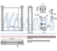 Système de chauffage NISSENS 707280 pour RENAULT CLIO VI 1.2 2025-