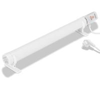 Système de chauffage pour serre, modèle Eikuavons, comprenant 2 éléments chauffants de 120 W chacun avec minuterie, et un radiateur à tubes de 640 mm