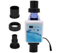 Système de chlore d'eau salée pour piscines hors sol jusqu'à 20 000 litres, chlorinateur au sel américain à cellules titanes, avec panneau de commande LED