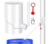 Système de collecte d'eau de pluie Kit de dérivation de résistant aux | Tonneau récupérateur de pluie pour récupérer l'eau de pluie de la gouttière portable pour collecte d'eau de pluie