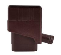 Système de Collecte d'eau de Pluie pour Bec de Descente, Kit de Dérivation Durable pour Le Recyclage de l'eau pour Une Utilisation en Extérieur 21,6 Oz (Marron foncé)