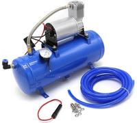 Système de compression d'air, DC 12V 150 psi, réservoir universel 6 L pour kit klaxon de train, bleu