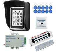 Système de contrôle d'accès - YAVIS - Kit - Clavier métallique programmable - Serrure électromagnétique 180kg - 1000 utilisateurs
