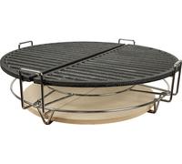 Système de cuisson multi-niveaux PATTON pour grand kamado 21 pouces