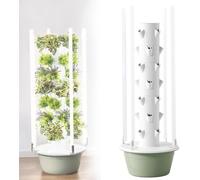 Système de culture hydroponique vertical d'intérieur avec lampes de culture à LED, tour aéroponique de jardin pour herbes et légumes