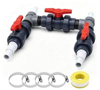 Système de dérivation pour piscine avec vanne 3 voies, conçu pour le chauffage de la piscine