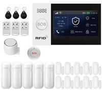 Système de détection d'intrusion sans fil, intégration à la maison intelligente, notifications en temps réel, kit 2G WLAN