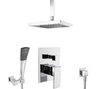 Système de douche encastré PaulGurkes 20 cm montage au plafond