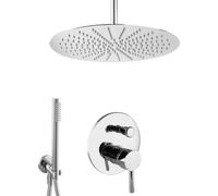 Système de douche encastré XXL 40 cm PaulGurkes avec douche pluie