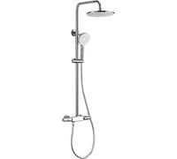 Système de Douche Ensemble de Robinet de Douche Mural avec Pomme de Douche de 10 Pouces, Tuyau de Douche, Ensemble de Douche de Salle de Bain avec Remplissage de Baignoire Cascade douchette à Main,