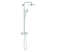 Grohe Rainshower ensemble de douche mural avec thermostat StarLight Chrome 26648000