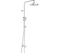 système de douche Hansa Hansabasicjet 44390200 raccords muraux droits filetage extérieur, saillie 407 mm, chromé