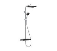 Système de douche Hansgrohe Activera Q 28649000, pommeau de douche 290 x 180 mm, 1 jet, chromé