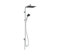 Système de douche Hansgrohe Activera Q 28757000, pommeau de douche 290 x 180 mm, 1 jet, chromé