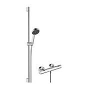 Système de douche Hansgrohe Activera Select S 28086000, pommeau de douche 95 mm, 2 jets, montage en surface, chromé
