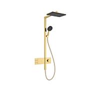 Hansgrohe Ensemble douche mural thermostatique Raindance Alive Q — 2 jets, EcoSmart 7,6 l/min
