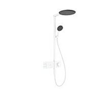 Hansgrohe Ensemble de douche mural Raindance Alive S 24595700 – 2 jets ShowerSelect, blanc mat