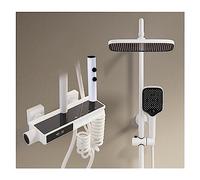Système de Douche, LED ensemble de douche numérique salle bains mitigeur froid chaud système montage mural SPA pluie robinet bain moderne luxe Piano Torneiras(K Hot and Cold)