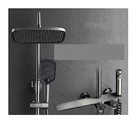 Système de Douche, Robinet mitigeur de salle bain avec étagère cascade murale, ensemble douche à affichage numérique, ensembles douches en cuivre, accessoires(No Led digital displ)