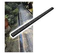 Système de drainage linéaire, canal de tranchée en acier inoxydable avec grille amovible, filtres de gouttière étroits et fins pour cour, jardin, ferme, terrasse, lot de 3, 5 x 3 x 100 cm