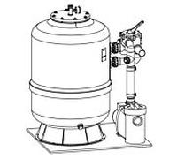 Système de filtration Grünbeck GENO-mat F 600 H, DS, B 241000010000 avec pompe auto-amorçante