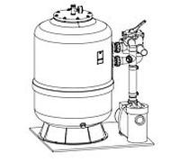 Système de filtration Grünbeck GENO-mat F 600 H, WS, B 241000020000 avec pompe auto-amorçante