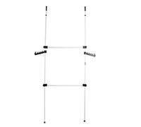 Système de Garde-Robe Télescopique Garde-Robe Réglable Portant de Vêtement Systèmes de Penderie Extensible Robuste avec Crochets Porte-vêtement Maison Hauteur 281-329cm (Type A)