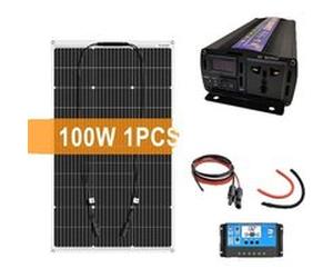 Système de générateur solaire, haute efficacité, kit complet pour la maison, 1PCS avec onduleur